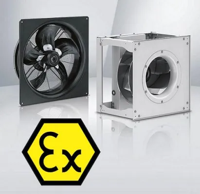 Ex-geschützte GreenTech EC-Ventilatoren von ebm-papst - Mit Sicherheit Energie sparen Bild: Ex-geschützte GreenTech EC-Ventilatoren von ebm-papst - Mit Sicherheit Energie sparen