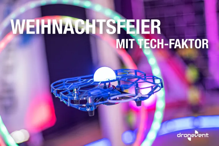 Firmen-Weihnachtsfeier mit Drohnenspaß Bild: Firmen-Weihnachtsfeier mit Drohnenspaß