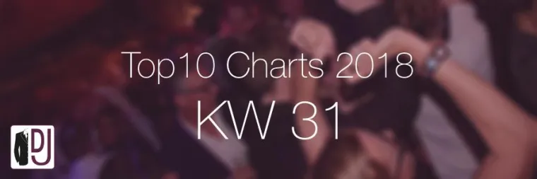 Bild: Aktuelle Top Ten-Charts KW 31/2018