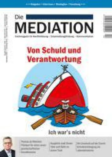 Bild: "Die Mediation", Ausgabe Quartal IV/2018: "Von Schuld und Verantwortung"
