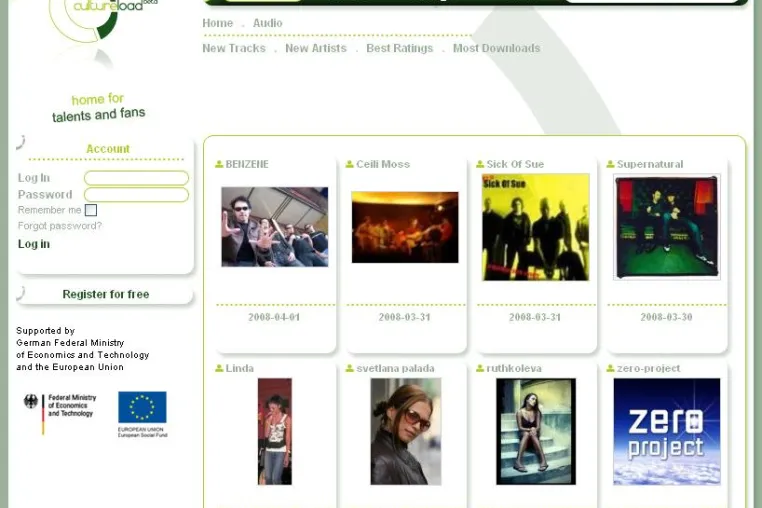 Neues Web 2.0-Kulturportal für digitale Werke jeder Art Bild: Neues Web 2.0-Kulturportal für digitale Werke jeder Art