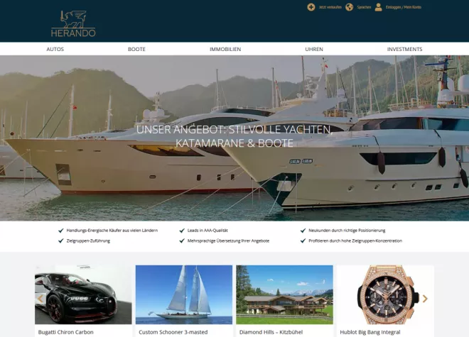 Bild: Herando Erfahrungen: Der Handel mit Luxusgütern boomt weiterhin