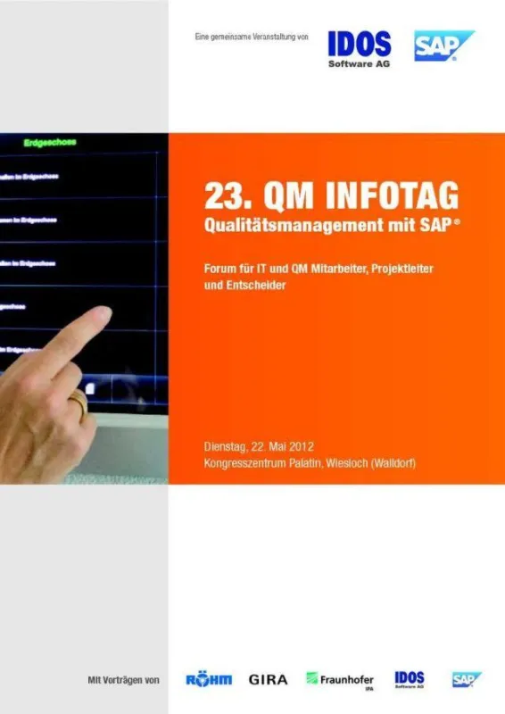 23. QM-Infotag Qualitätsmanagement mit SAP