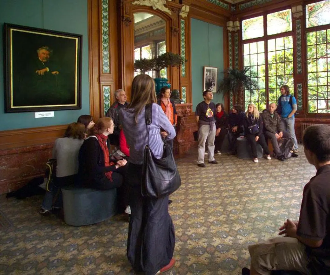 Fotostudenten zu Besuch im  Museum der Gebrüder Lumière in Lyon