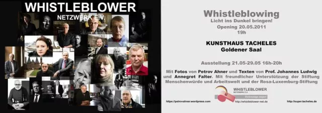 Bild: Whistleblower-Netzwerk präsentiert Fotoausstellung