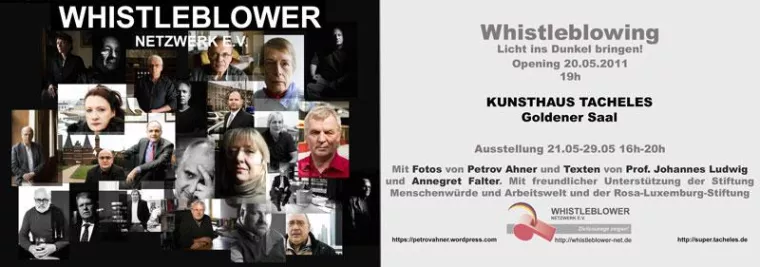 Bild: Whistleblower-Netzwerk präsentiert Fotoausstellung