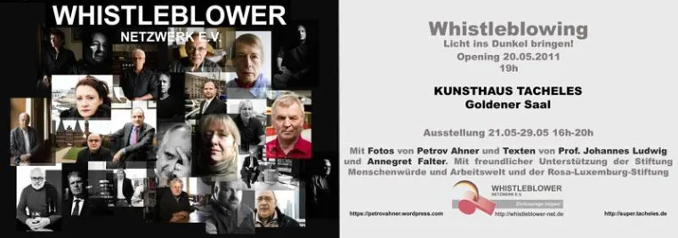 Bild: Whistleblower-Netzwerk präsentiert Fotoausstellung