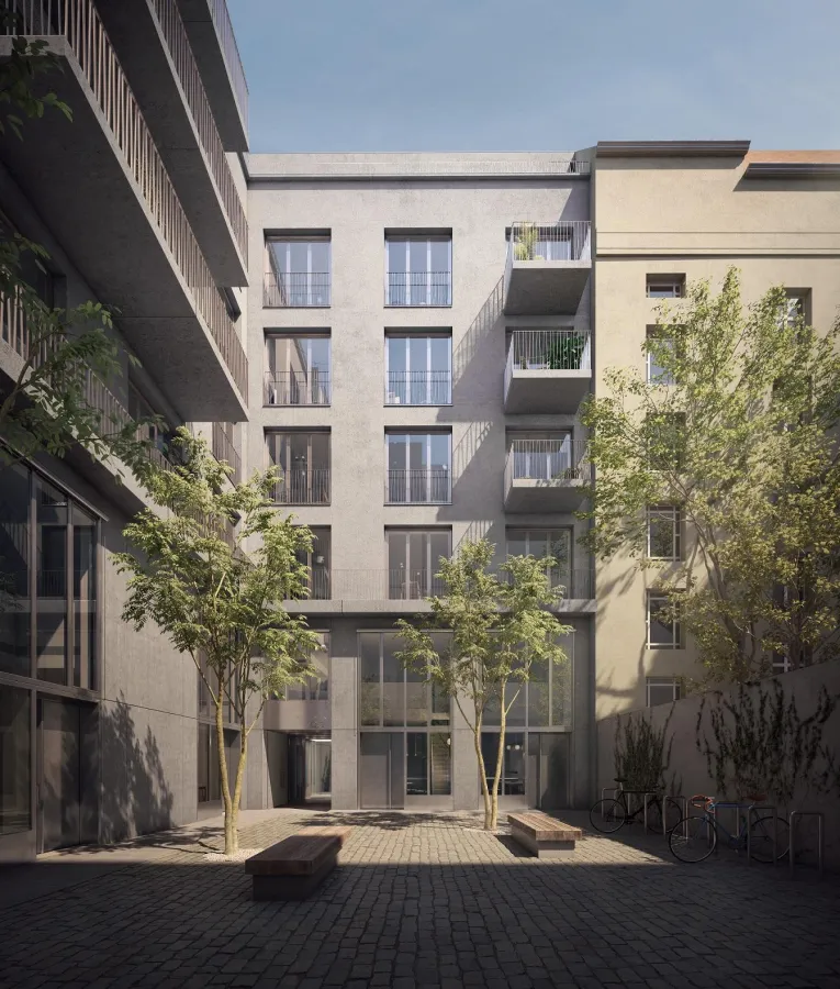 Bornholmer Straße 6 Innenhof_Copyright David Borck Immobiliengesellschaft