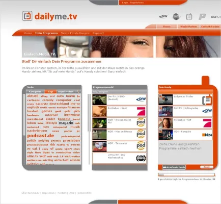 Bild: dailyme.tv bringt mobiles Fernsehen jetzt auch über die Alpen