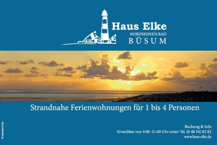 Haus Elke in Büsum - Ferienwohnungen im neuen Gewand in die Saison 2013 Bild: Haus Elke in Büsum - Ferienwohnungen im neuen Gewand in die Saison 2013