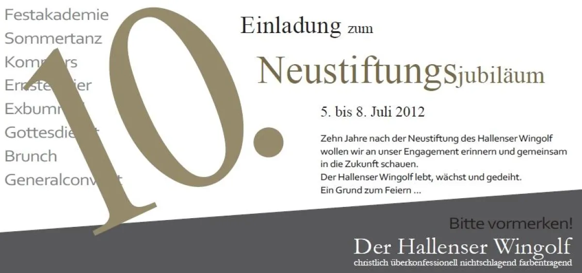 Einladung zum Fest