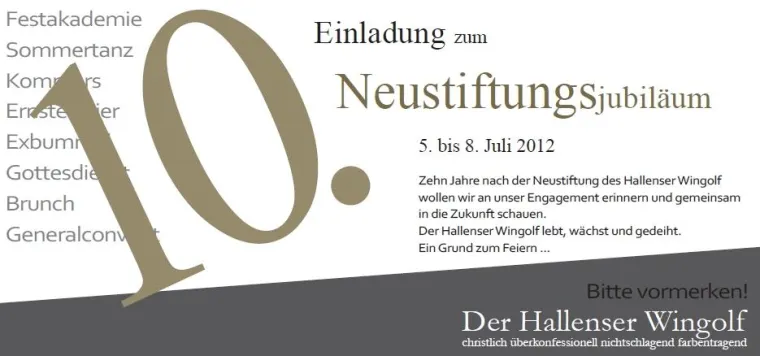 Bild: 10. Jubiläum - Wingolf zurück in Halle