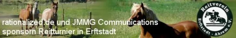 Bild: rationalized.de und JMMG Communications sponsorn Reitturnier in Erftstadt