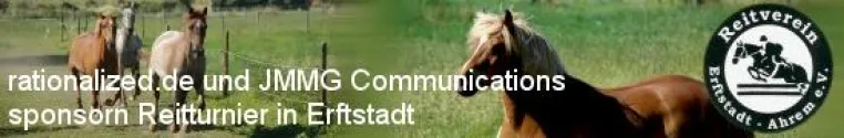 Bild: rationalized.de und JMMG Communications sponsorn Reitturnier in Erftstadt