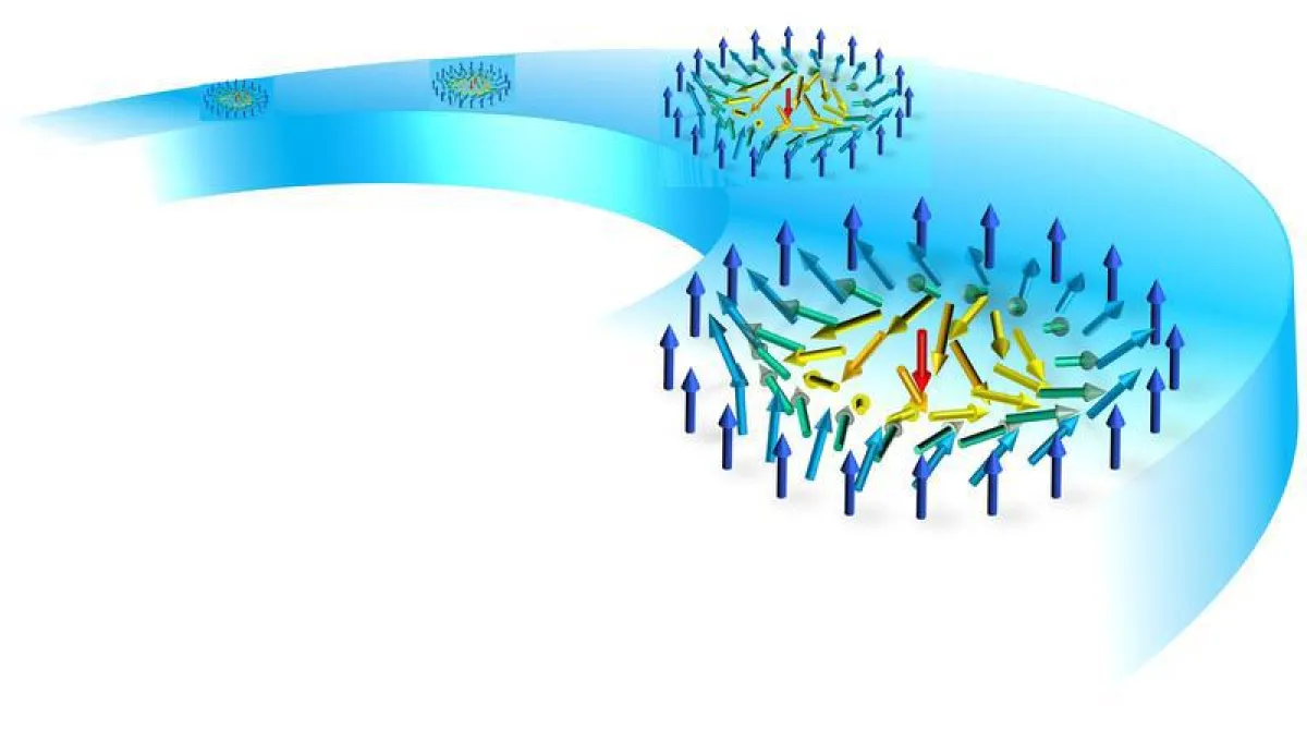 Anti-skyrmions on a racetrack (MPI of Microstructure Physics)