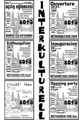 Bild: Eröffnung des ersten interkulturellen AnwohnerInnenforums Berlins im Bethanien