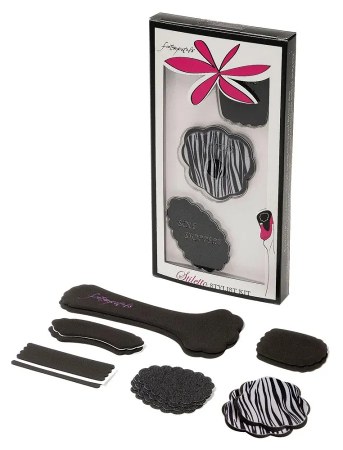Foot Petals Stiletto Stylist Kit Zebra
