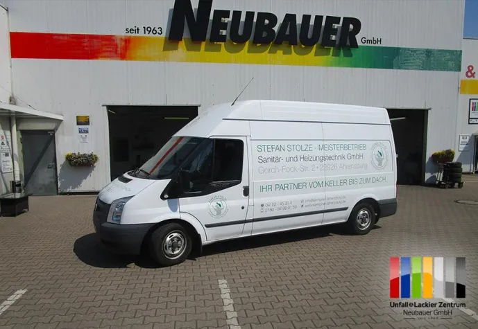 Bild: Folierung - Vorher und nachher