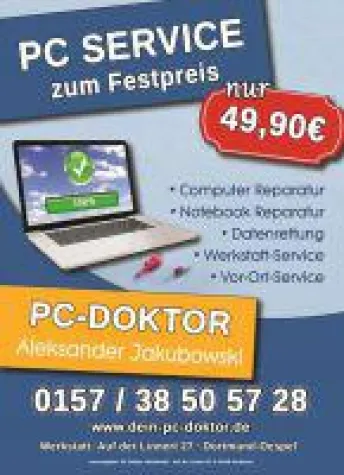 Bild: Bei PC-Problemen sofort zum PC-Doktor!