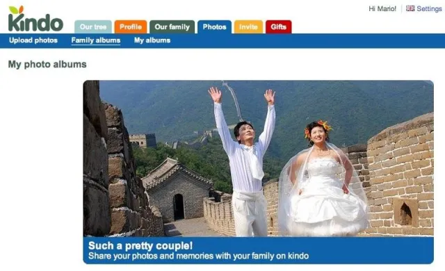 Bild: Familienfotos finden sicher ihren Platz bei Kindo