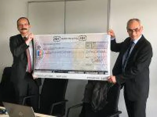 Bild: NH/HH-Recyclingverein unterstützt Forschungsprojekt der TU Dresden mit einer Spende von € 20.000