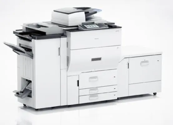 Bild: MP C6502SP und MP C8002SP von Ricoh: Hochgeschwindigkeitsdruck für den Office-Bereich