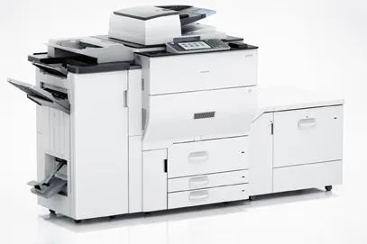 Bild: MP C6502SP und MP C8002SP von Ricoh: Hochgeschwindigkeitsdruck für den Office-Bereich