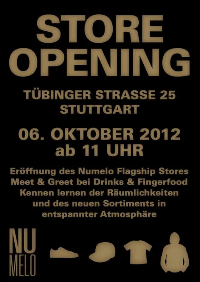 Eröffnung des Numelo Flagship Stores in Stuttgart