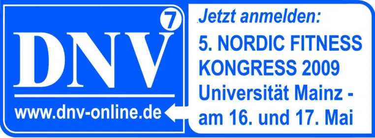 Bild: 5. DNV Nordic Fitness Kongress am 16. – 17. Mai 2009 / Institut für Sportwissenschaft, Uni Mainz