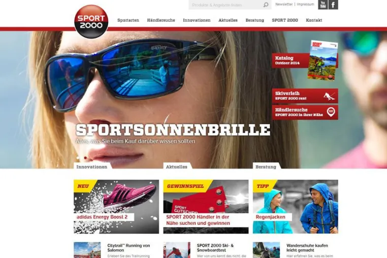 SPORT 2000: Neue Homepage mit Mehrwert für Händler und Kunden Bild: SPORT 2000: Neue Homepage mit Mehrwert für Händler und Kunden