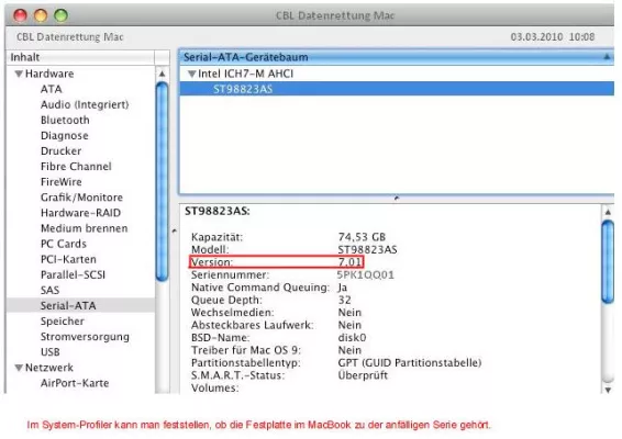 Datenverluste bei MacBooks - CBL Datenrettung bietet Hilfe an Bild: Datenverluste bei MacBooks - CBL Datenrettung bietet Hilfe an