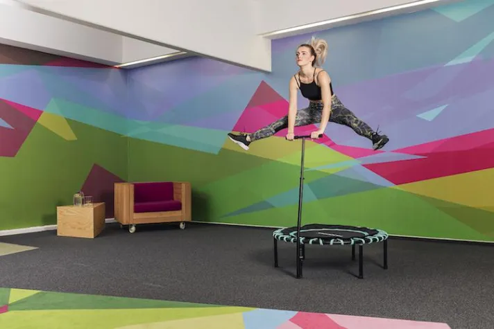 Bild: Workout-Allrounder Trampolin: Spring dich fit!
