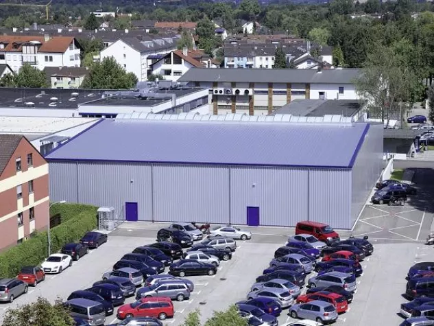 Bild: Individuelle Lagerhalle für Automobilzulieferer