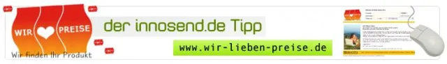 Bild: innosend.de - das Kommunikationsportal - empfiehlt wir-lieben-preise.de