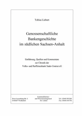 Bild: Neue Publikation zur Bankengeschichte im südlichen Sachsen-Anhalt erschienen