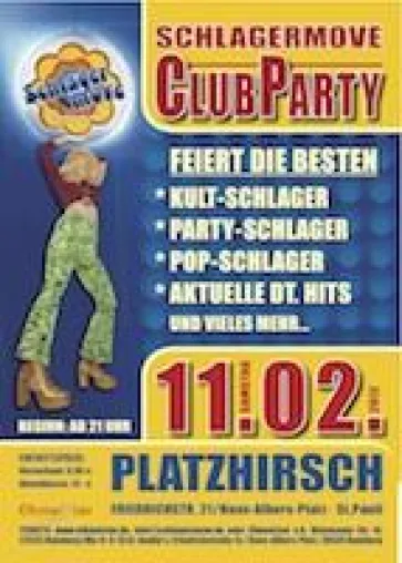 Bild: Hamburg im Schlagerfieber – Große ClubParty im Februar