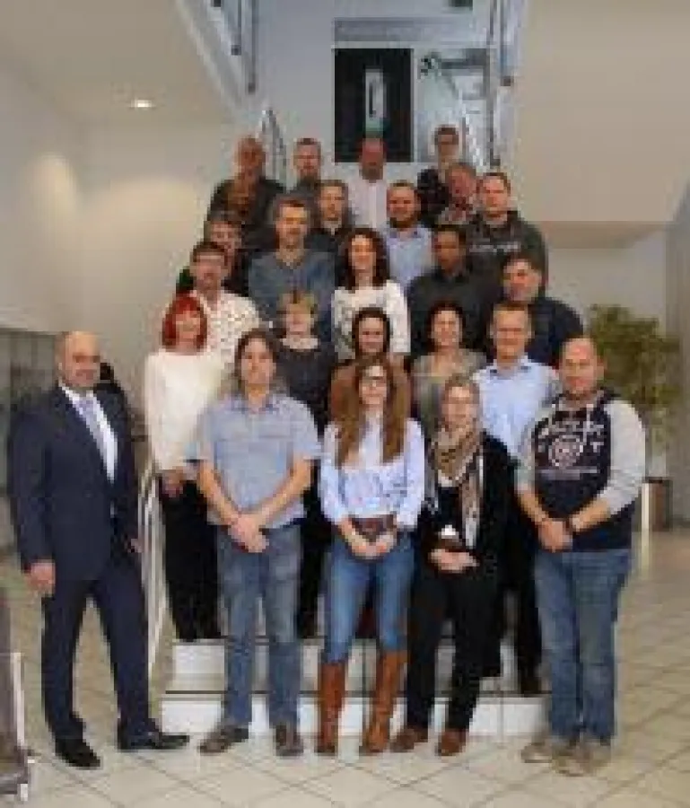 ASSA ABLOY ehrt Mitarbeiter für ihre langjährige Betriebszugehörigkeit. Foto: ASSA ABLOY