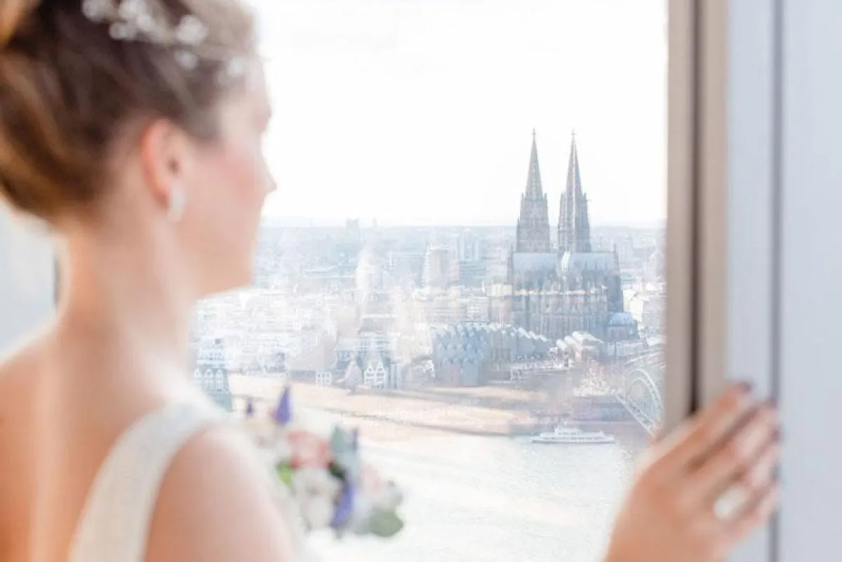 KölnSKY ermöglicht Traumhochzeiten mit Panoramablick (Foto: KölnSKY, frei zur Veröffentlichung)