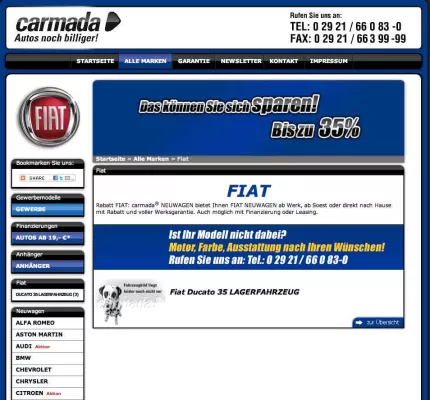 Bild: Eine Top-Adresse für neue Nutzfahrzeuge via Internet: CARMADA® in Soest