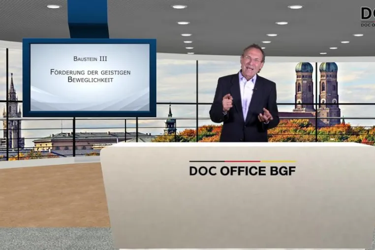 Deutschlands erste digitale videobasierte betriebliche Gesundheitsförderung - DOC OFFICE BGF Bild: Deutschlands erste digitale videobasierte betriebliche Gesundheitsförderung - DOC OFFICE BGF