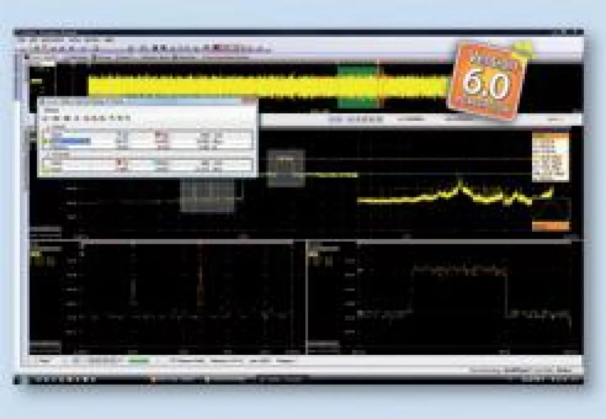 Die aktuelle Version von Perception umfasst neue Realtime-FFT-Fähigkeiten, die es ermöglichen, Signale nicht nur im Zeitbereich, sondern auch parallel im Frequenzbereich zu visualisieren.