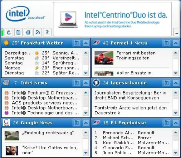 Bescheid wissen, bevor andere es tun: RSS Reader – brought to you by Intel Bild: Bescheid wissen, bevor andere es tun: RSS Reader – brought to you by Intel