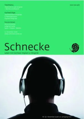 Bild: Schnecke, führende Zeitschrift zum Leben mit CI und Hörgerät, erhält modernes Layout und Online-Ausgabe