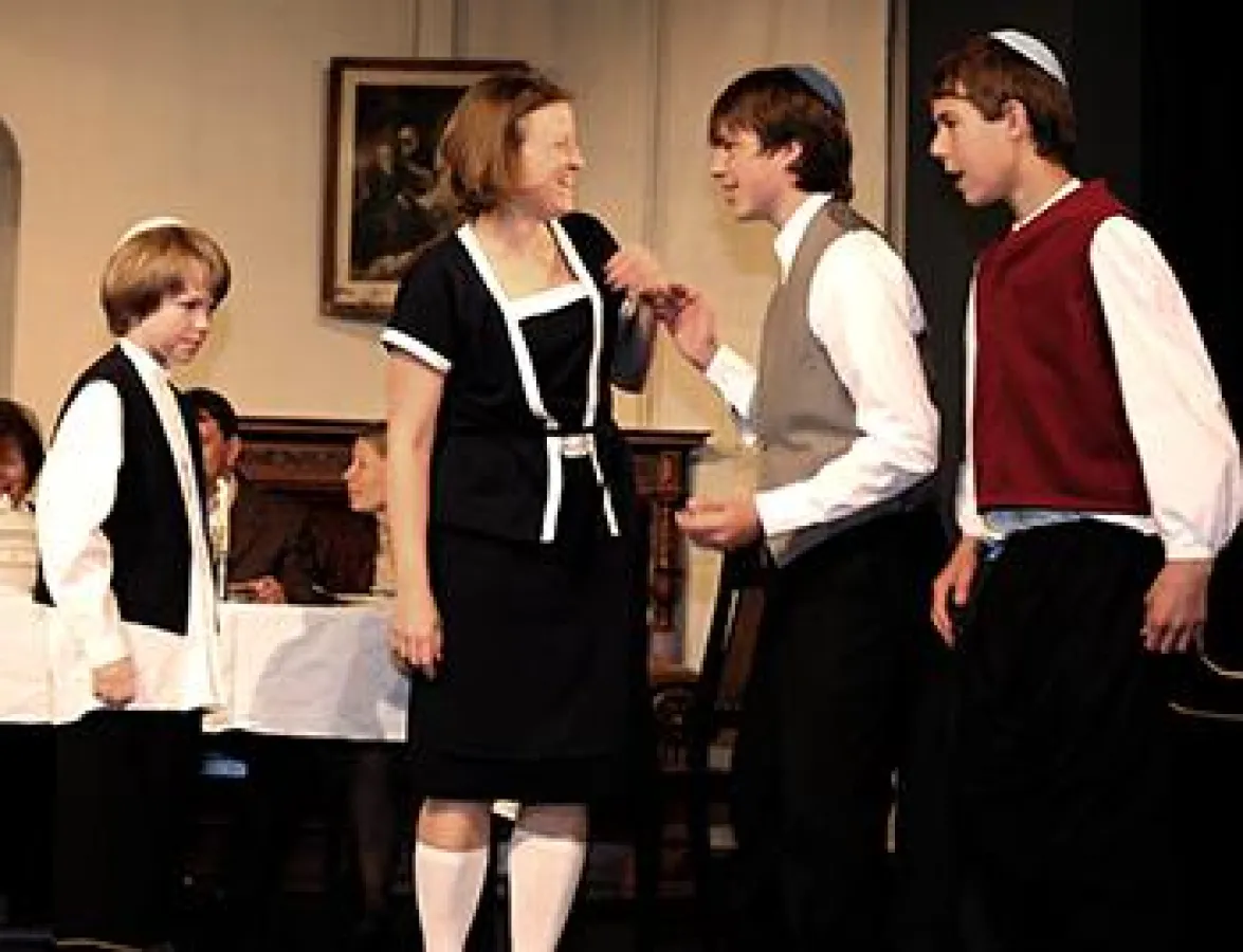 Aufführung des Chiemgauer Heiligenspiels