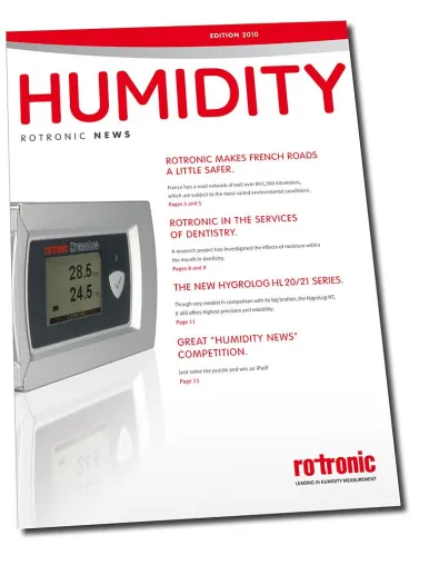 Bild: Neu erschienen: ROTRONIC Humidity News 2010