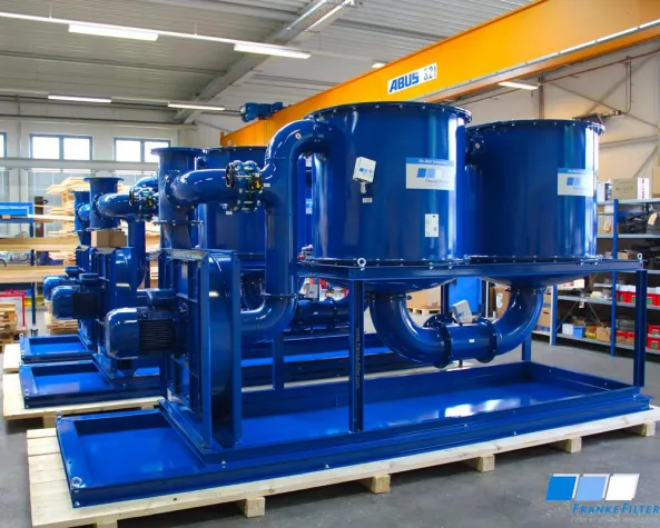 Bild: FRANKE-Filter liefert hocheffiziente Ölnebelabscheider für Verdichterstation Radeland 2