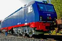 Bild: Eine der schwersten Loks der Welt reist mit DB Schenker in zwei Sonderzügen zum Polarkreis