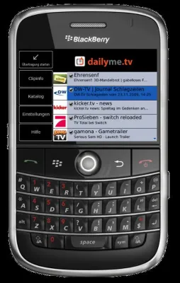 Bild: dailyme.tv für BlackBerry – Video-Entertainment für die Smartphones von RIM