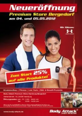 Bild: Neueröffnung in Hamburg: Body Attack Premium Store erstrahlt jetzt auch in Bergedorf