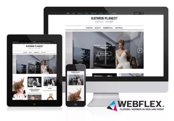 Bild: Retina-Display Webdesign von webFLEX®